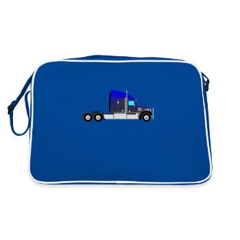 Camion poids lourds - Sac Retro - bleu/blanc - Dos