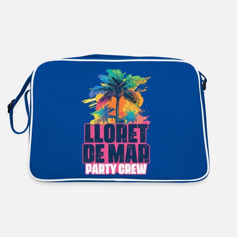 Lloret De Mar Party Crew Vacances Sac Retro