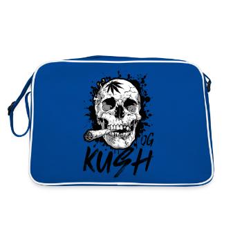 Skull OG Kush Cannabis - Retro Bag - blue/white - Back