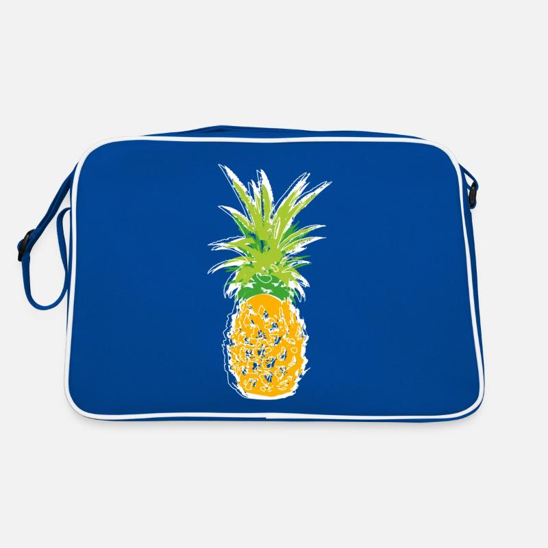 Pineapple scribble Retro Bag