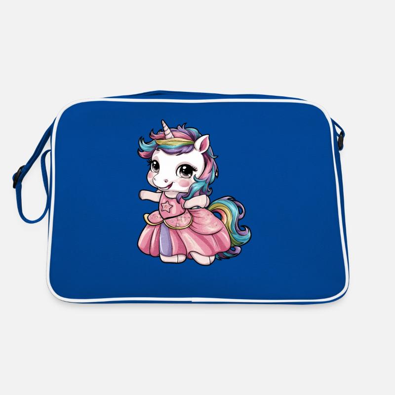 Licorne kawaii avec robe de conte de fées Sac Retro