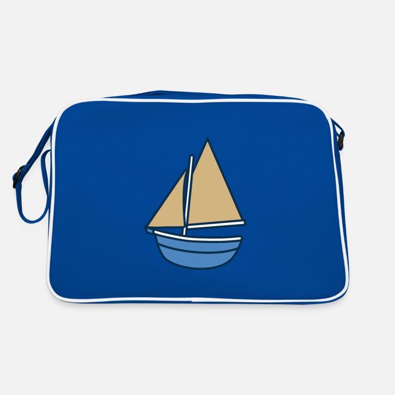 Segelboot Retro Tasche