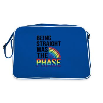 Arc-en-ciel Pride Gay LGBT Arc Gay mois - Sac Retro - bleu/blanc - Dos