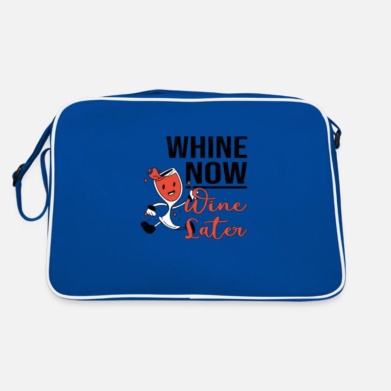 Marathon Runners Running Half Marathon Wine Retro Bag