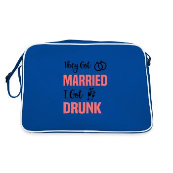 JGA Mariage Mariage Jungesellenabschied Party - Sac Retro - bleu/blanc - Dos