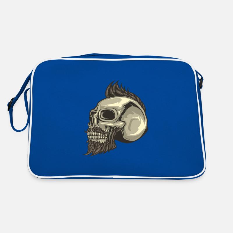 Skull Beard Retro Bag