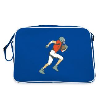 Footballeur - Sac Retro - bleu/blanc - Dos