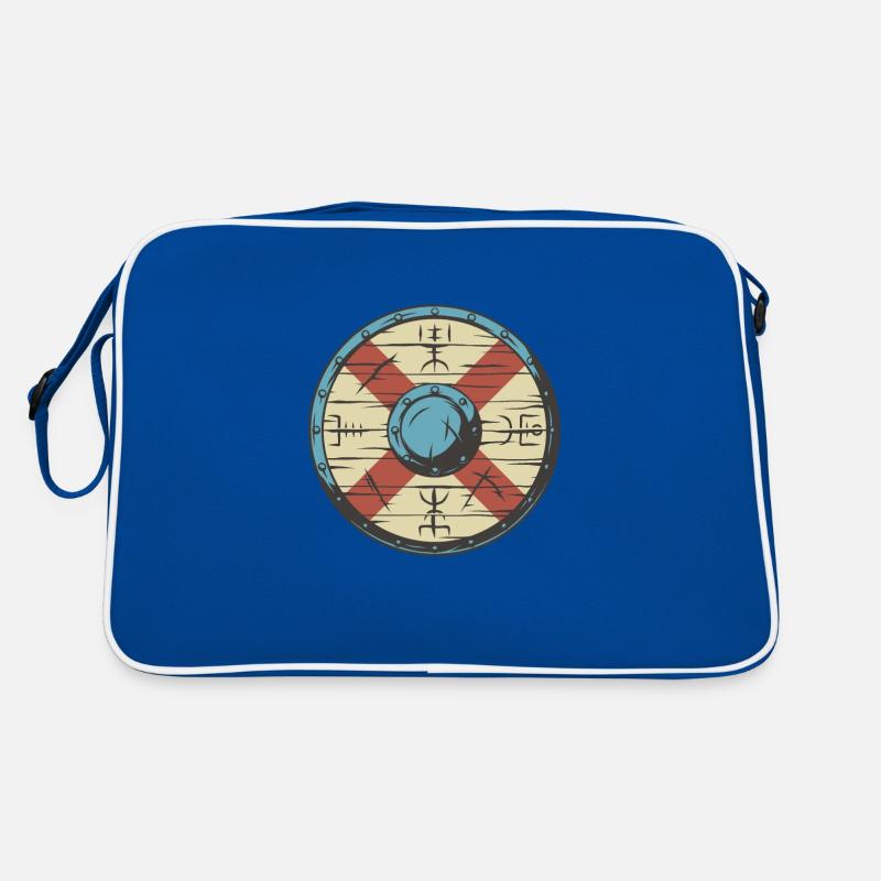 Wikinger Schild Retro Tasche