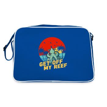 Poulpe Poulpe Tentacule de mer Poulpe Poulpe Poulpe Poulpe - Sac Retro - bleu/blanc - Dos