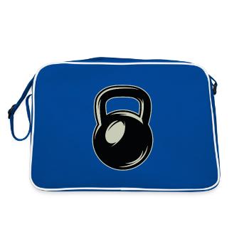 Kettlebell - Retro Bag - blue/white - Back