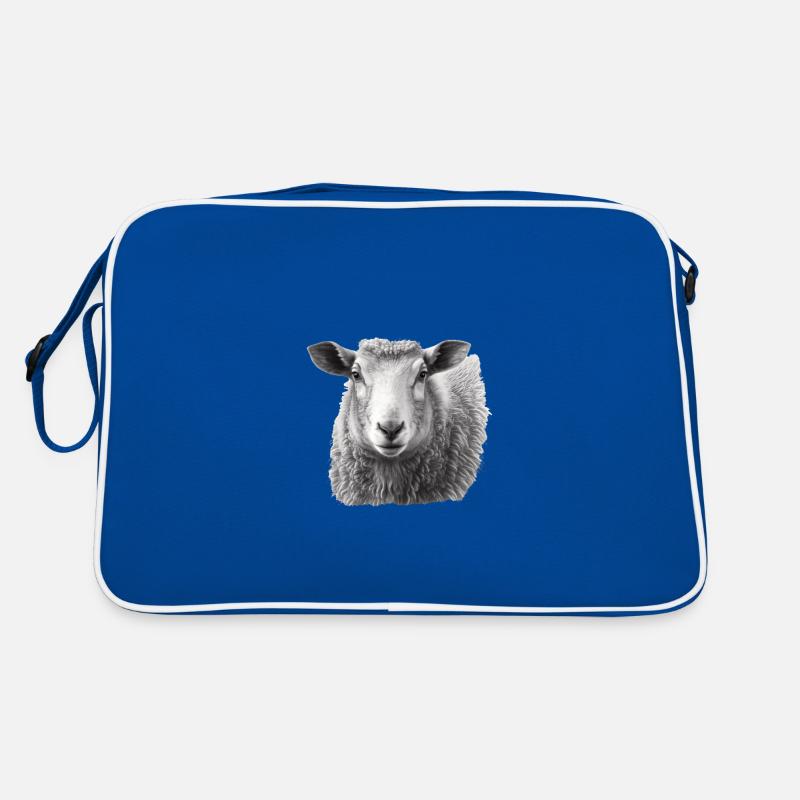 Portrait de mouton Sac Retro