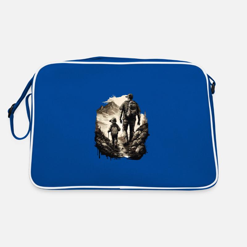 Vatertag Wandern Und Camping Retro Tasche