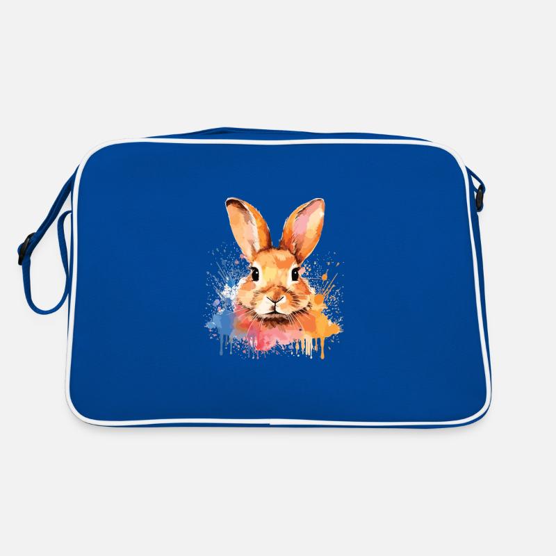 Funny rabbit - cute design for Retro Bag