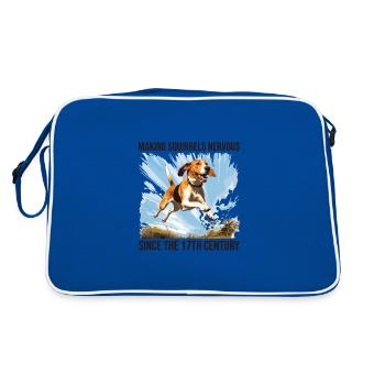 Making Squirrels Nervous Since The 17th Century - Retro Bag - blue/white - Back