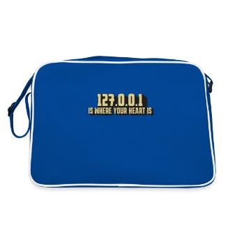 127.0.0.1 – Soul Of Coding - Retro Bag - blue/white - Back