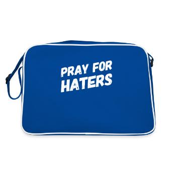 PRAY pour les haters +++ NOUVEAU Design par # Maximum Design - Sac Retro - bleu/blanc - Dos