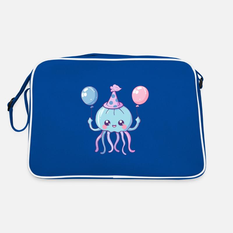 Méduse Anniversaire Bébé Sac Retro