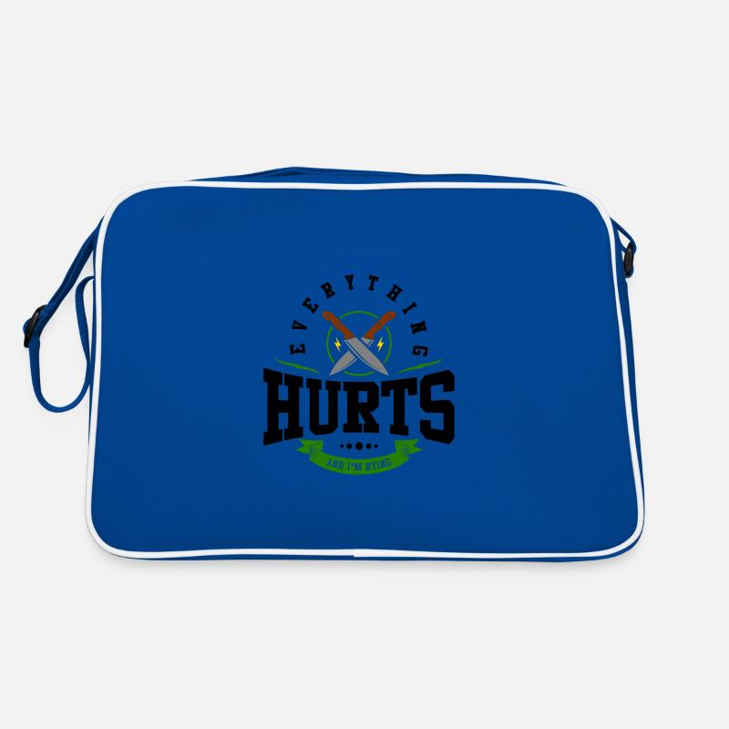 Everything hurts and I die gift Retro Bag