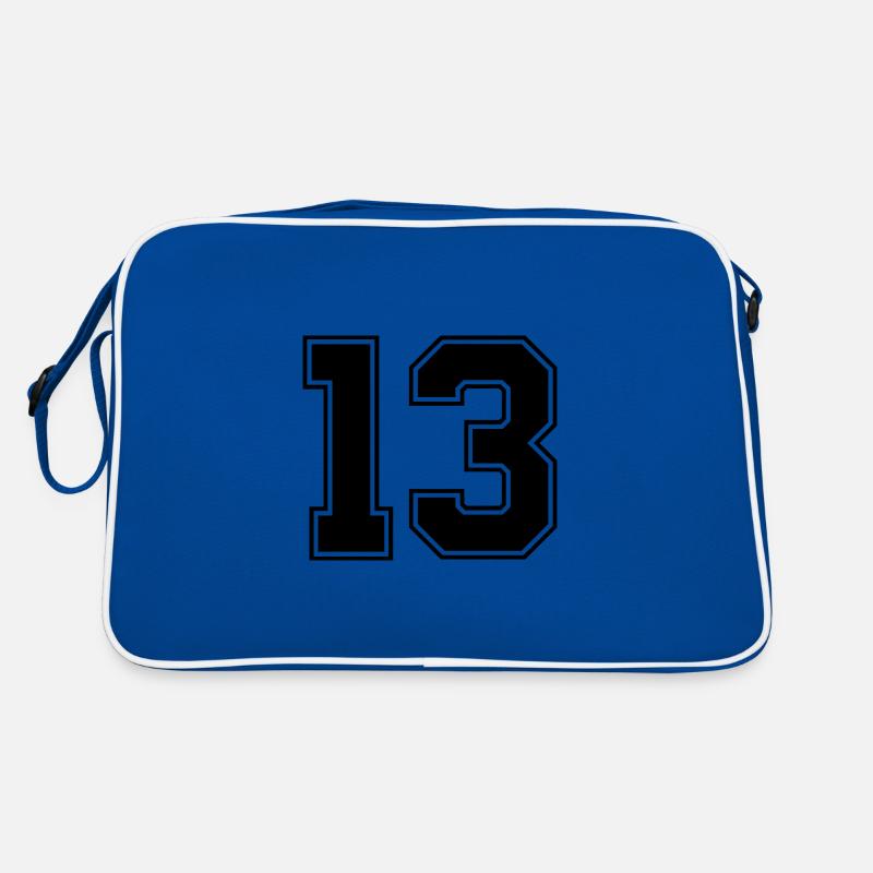 13 nombre de maillots Sac Retro