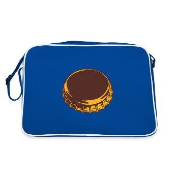 Bottle top - Retro Bag - blue/white - Back
