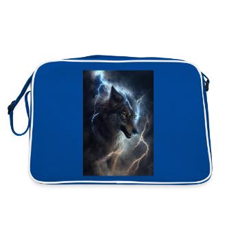 Wolf Blitz Thunder Epic Cool Epic Wolves - Sac Retro - bleu/blanc - Dos