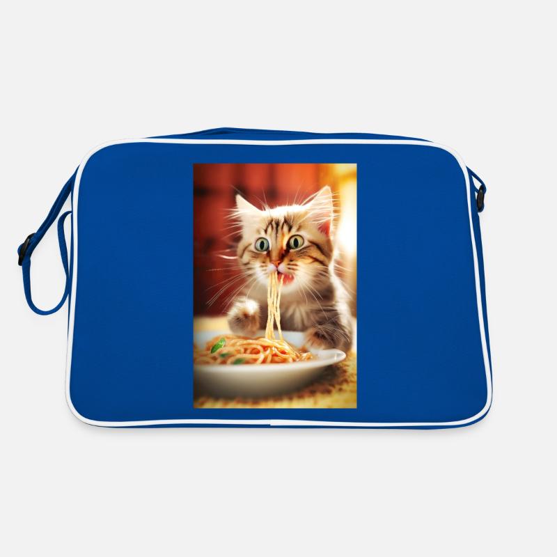 Drôles de spaghettis de chat Sac Retro