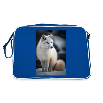 Renard polaire - Sac Retro - bleu/blanc - Dos
