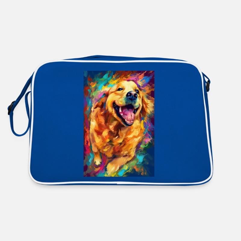 Labrador Golden Retriever Retro Tasche