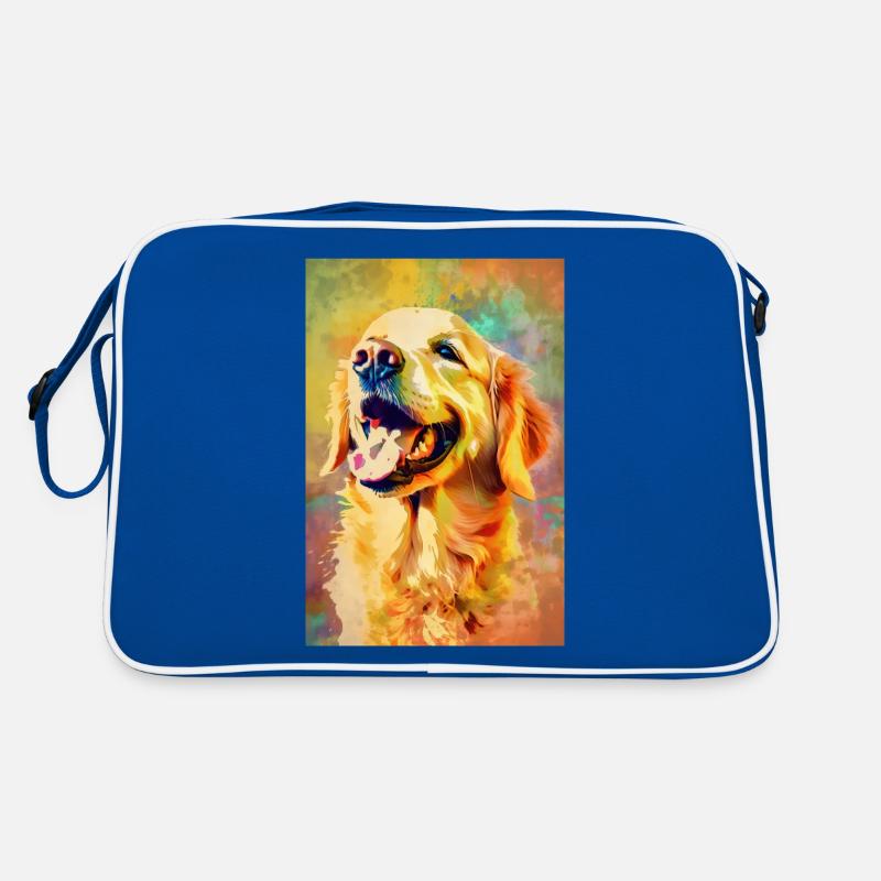 Labrador, Golden Retriever Retro Tasche