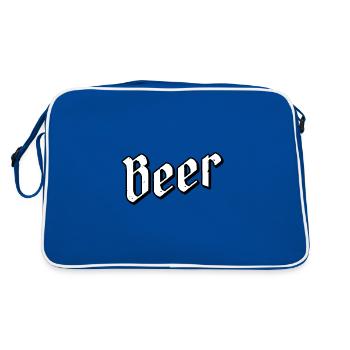 Bière - Sac Retro - bleu/blanc - Dos