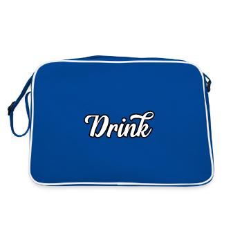 Drink - Retro Bag - blue/white - Back