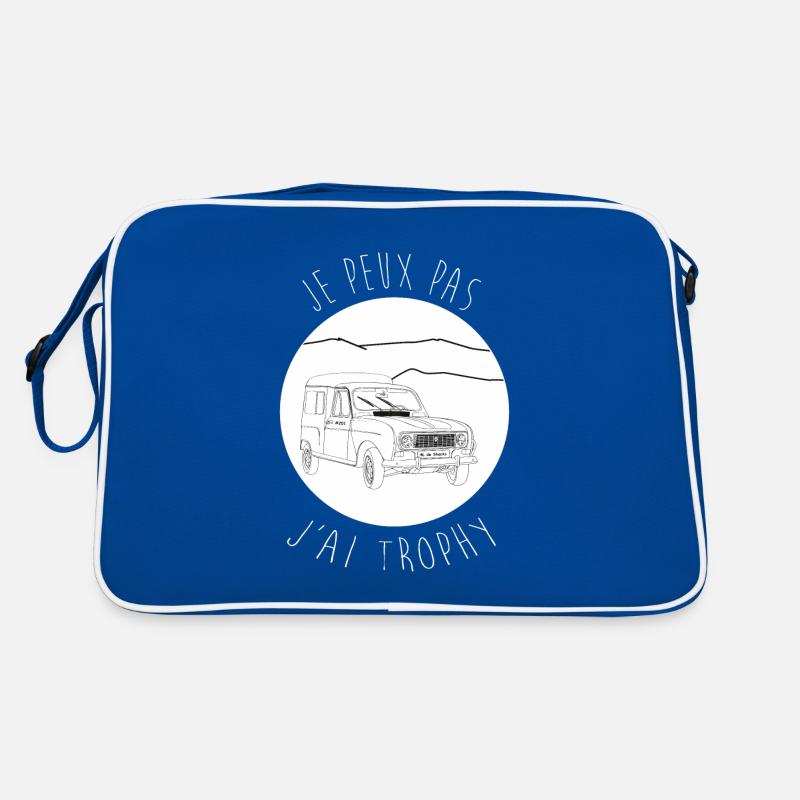 Ich kann nicht, ich habe Trophäe, dunkle Kleidung Version Retro Tasche
