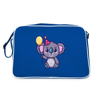 Koala Anniversaire Bébé - Sac Retro - bleu/blanc - Dos