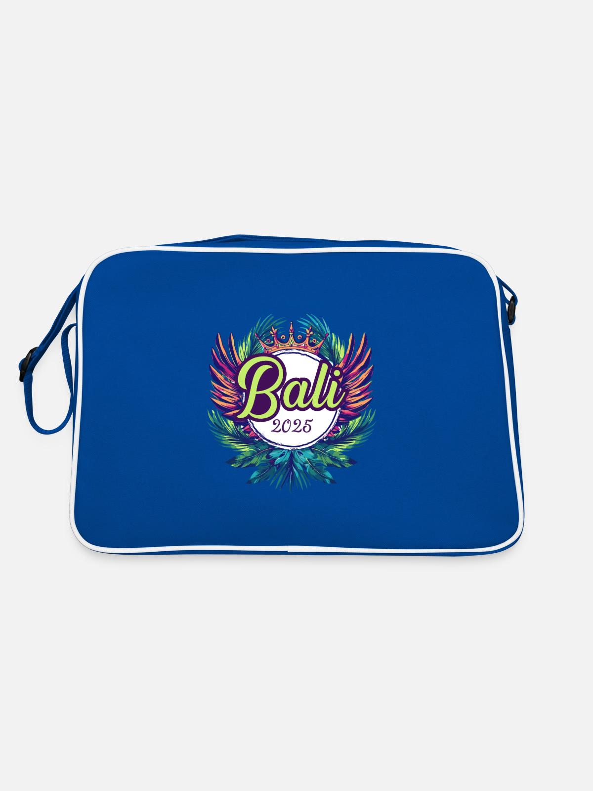 L’équipe de Bali 2025 - Sac Retro - bleu/blanc - Dos