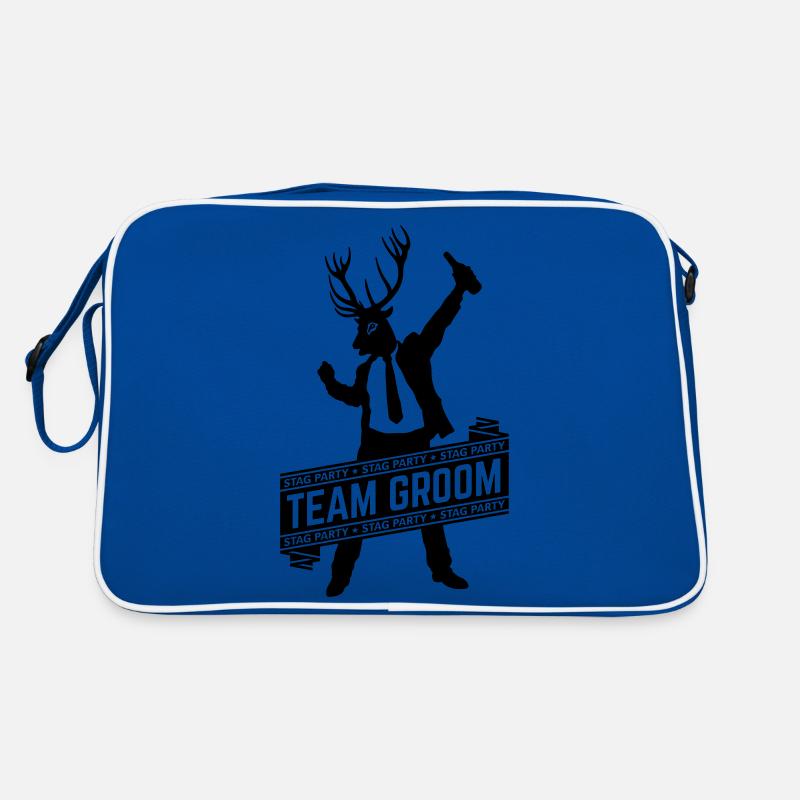 Team Groom / Stag Party (1C) Retro Bag
