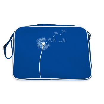 Dandelion - Retro Bag - blue/white - Back