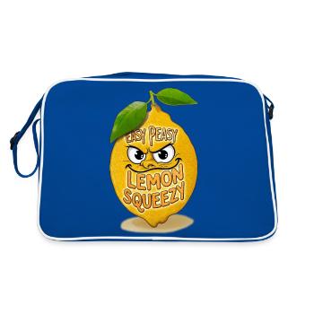Joie au citron - Sac Retro - bleu/blanc - Dos