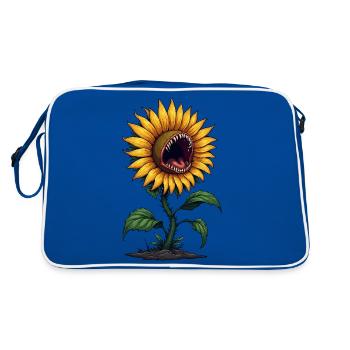 Tournesol monstre - Sac Retro - bleu/blanc - Dos
