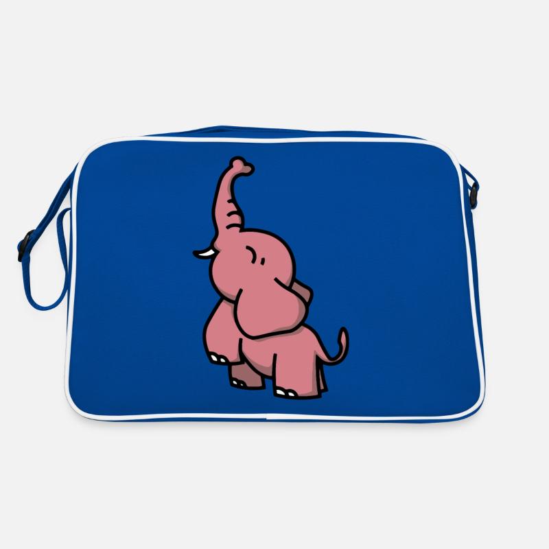 Baby Elefant - Elephant - Geschenkidee Mädchen Retro Tasche