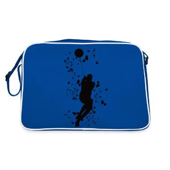 Hammer Thrower Colorsplash Hammer Throw - Retro Bag - blue/white - Back