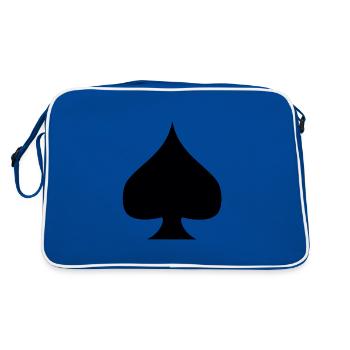 Pik Pique Spades - Retro Bag - blue/white - Back