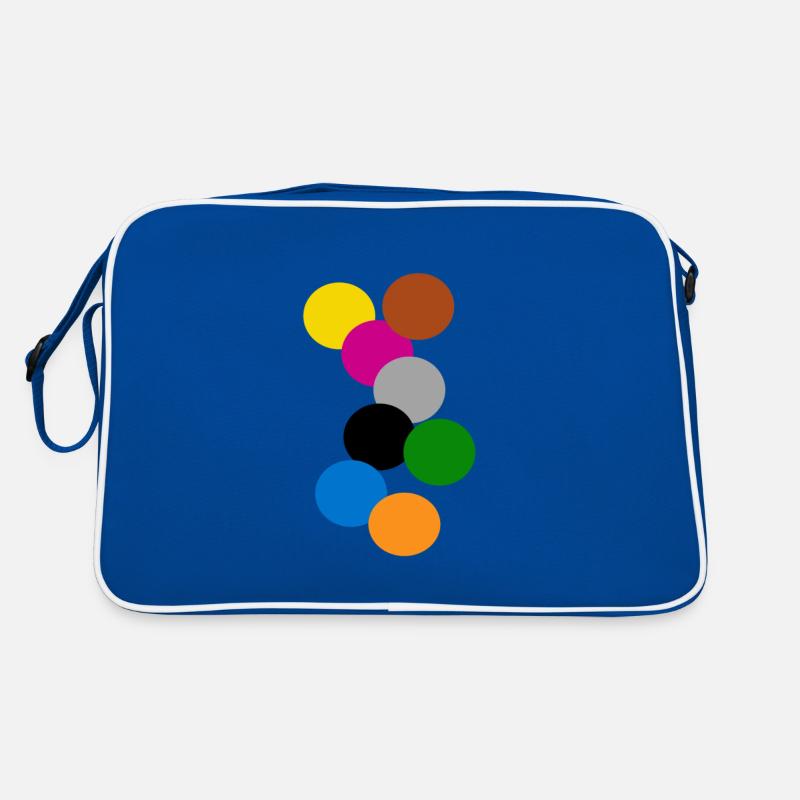 Ringe image16 - Retro Tasche - Blau/Weiß
