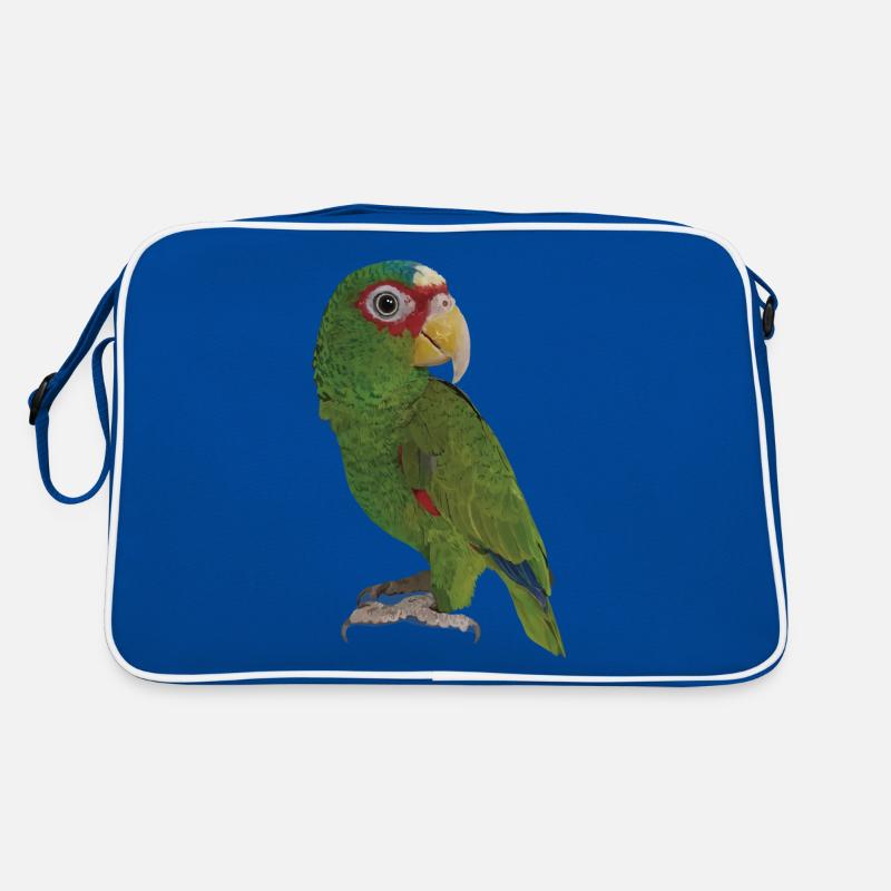 The white-fronted parrot Retro Bag