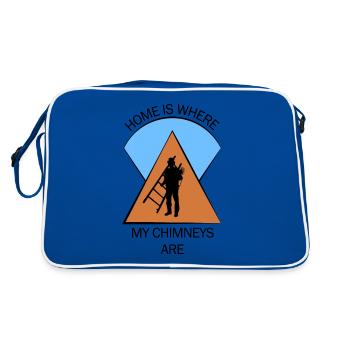 Ramoneur Ramoneur Ramoneur - Sac Retro - bleu/blanc - Dos