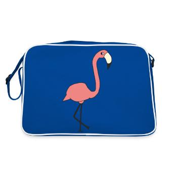 Flamant - Sac Retro - bleu/blanc - Dos