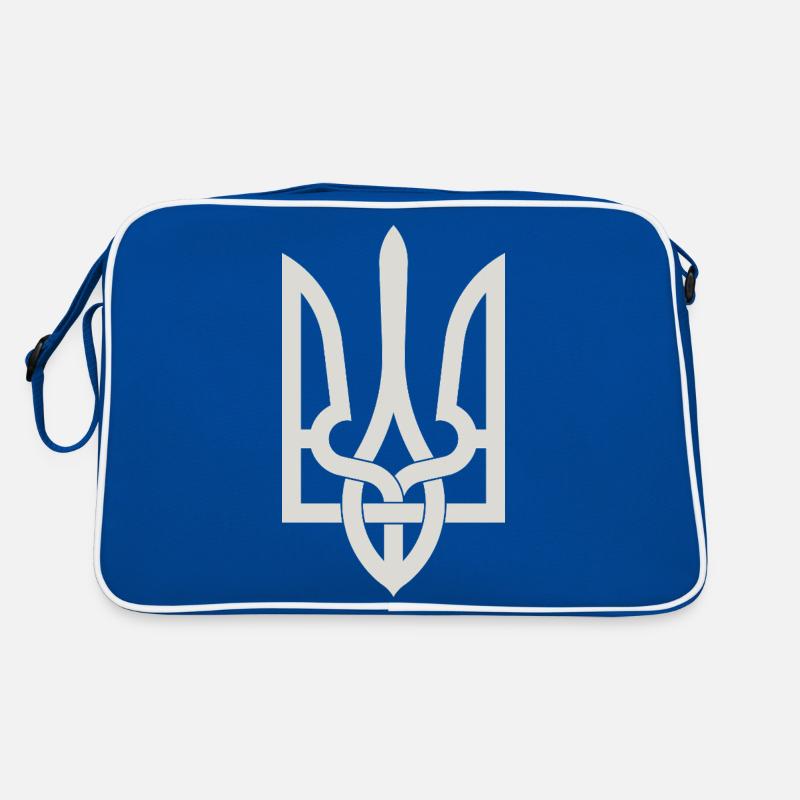 Ukrainian Trident Emblem Artwork Sac Retro