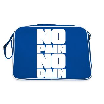 On n’a rien sans rien - Sac Retro - bleu/blanc - Dos