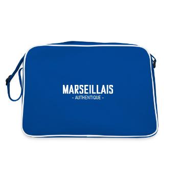 Marseillais authentique - Sac Retro - bleu/blanc - Dos