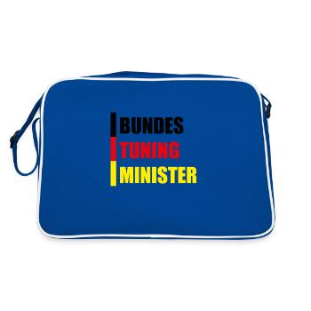 Tuner Auto Gift Federal Tuning Minister - Retro Bag - blue/white - Back