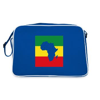 Afrique, Afrique - Sac Retro - bleu/blanc - Dos